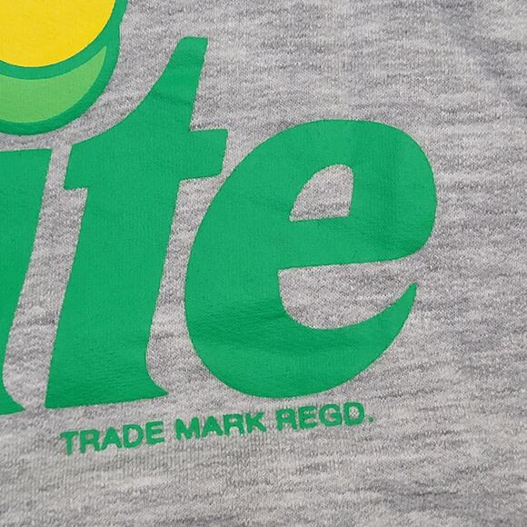 Coca-Cola Sprite Cropped Sweatshirt Womens XL 23x18 Gray - Picture 10 of 13